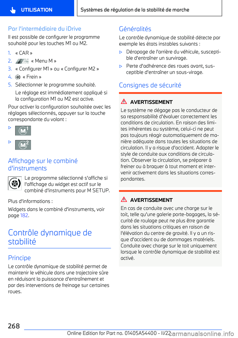 BMW X5 M 2022  Notices Demploi (in French) Par l