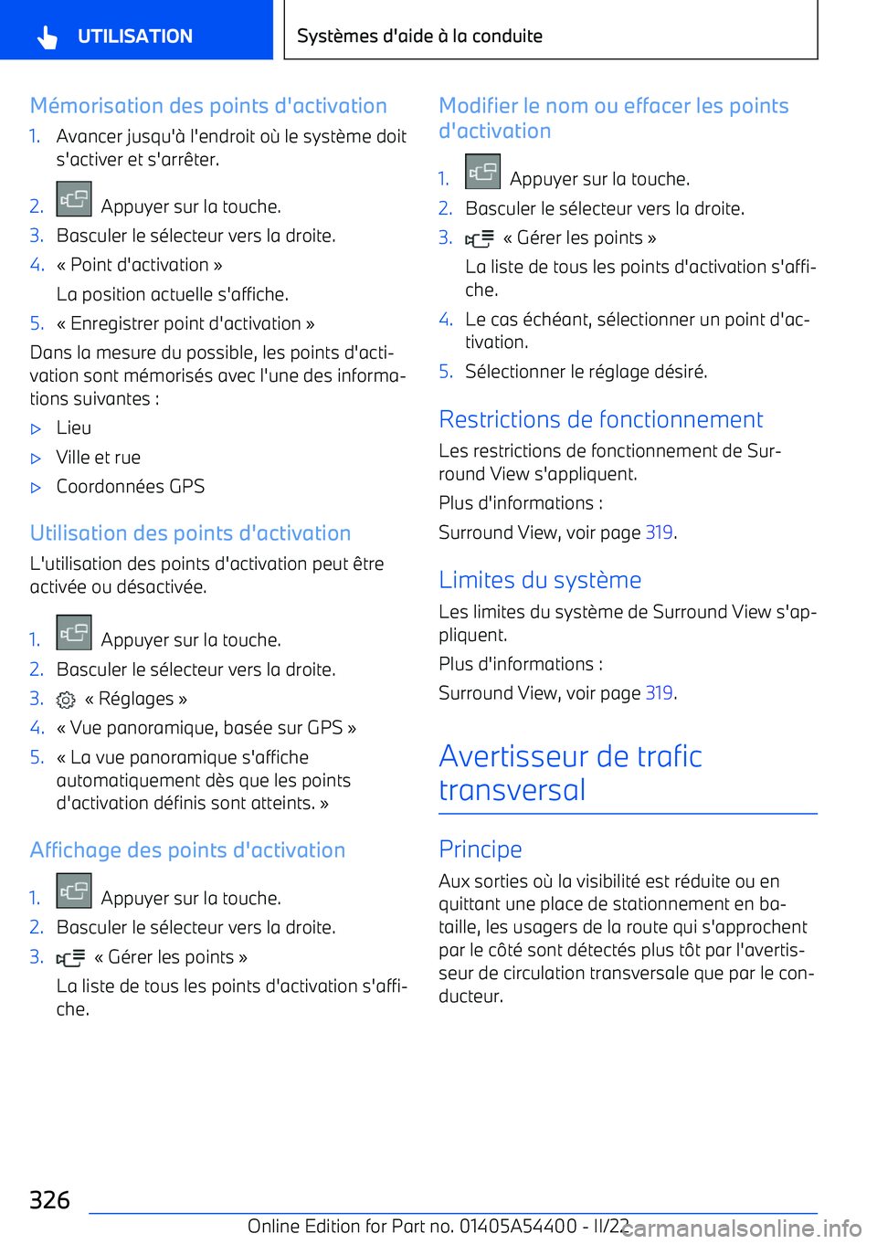 BMW X5 M 2022  Notices Demploi (in French) M