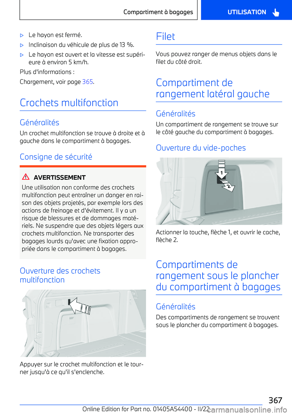 BMW X5 M 2022  Notices Demploi (in French) 