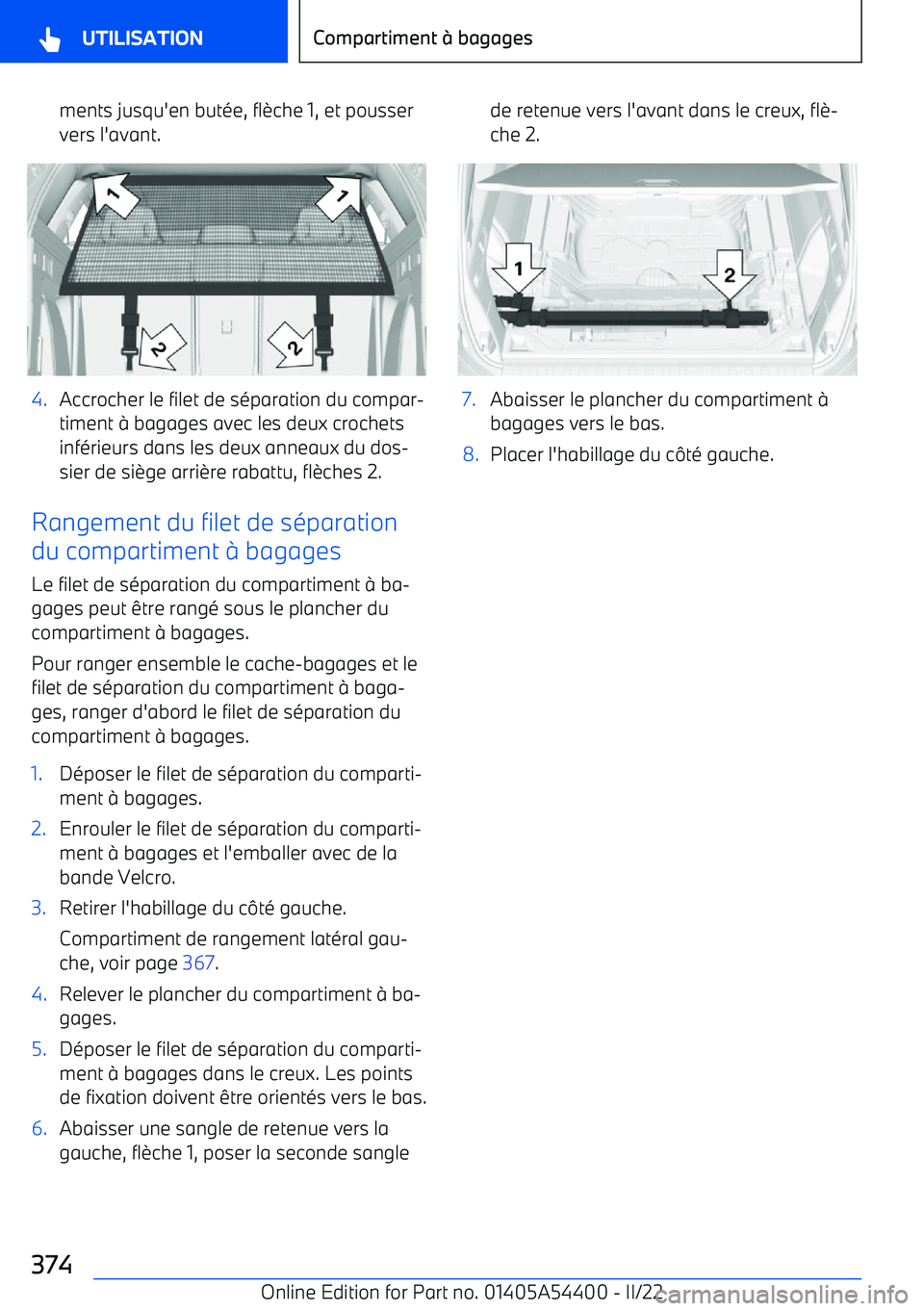 BMW X5 M 2022  Notices Demploi (in French) ments jusqu