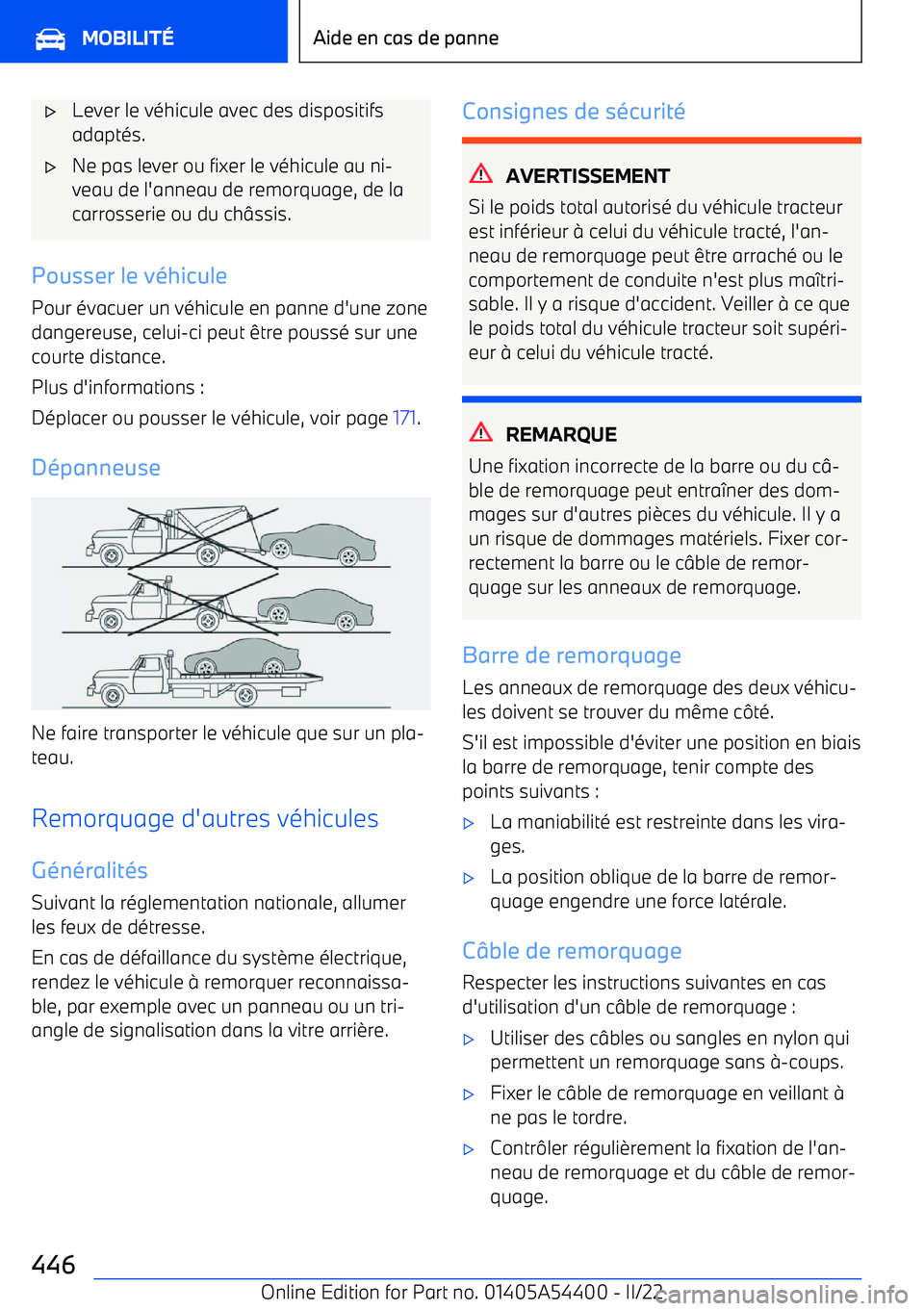 BMW X5 M 2022  Notices Demploi (in French) 