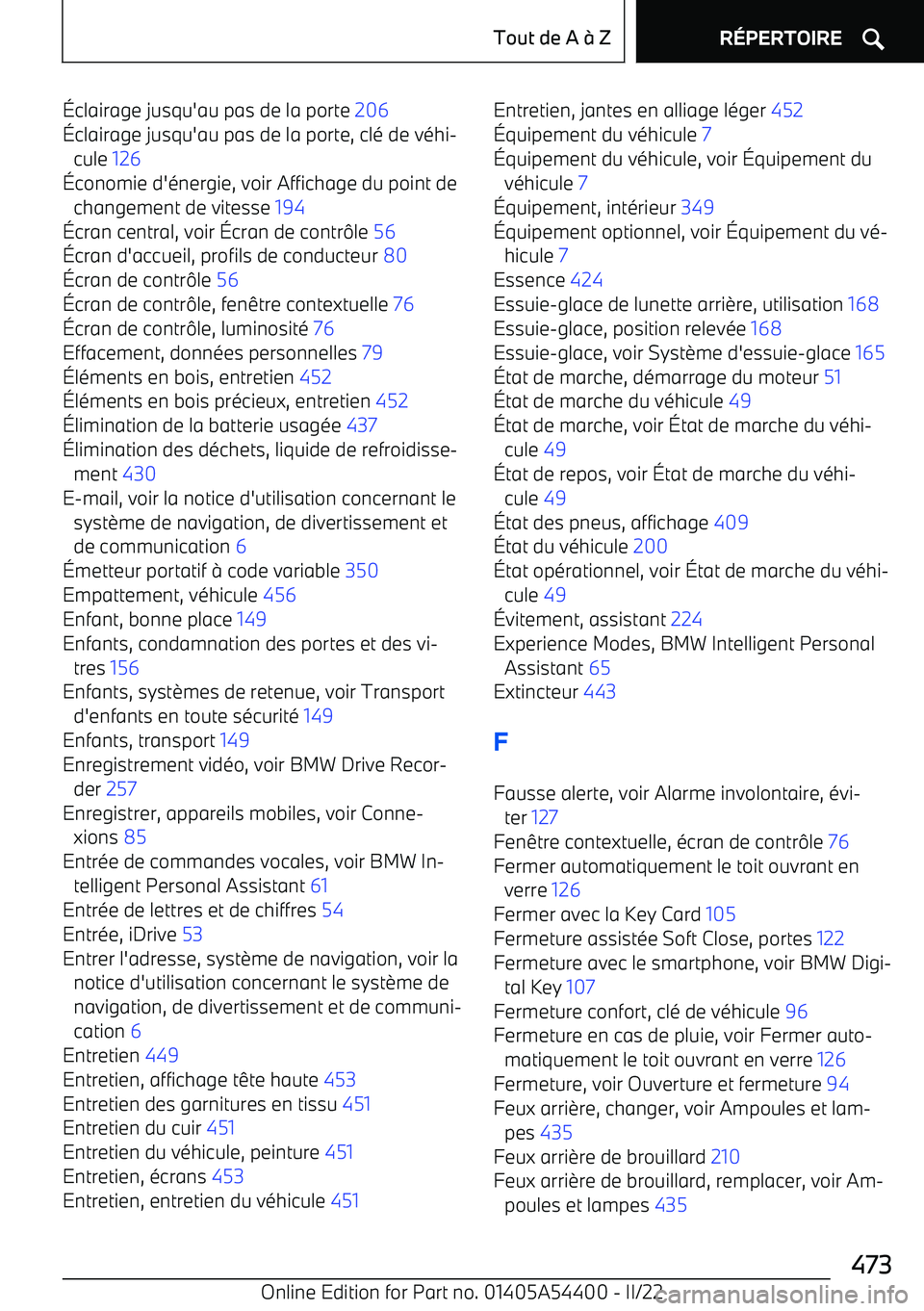BMW X5 M 2022  Notices Demploi (in French) 