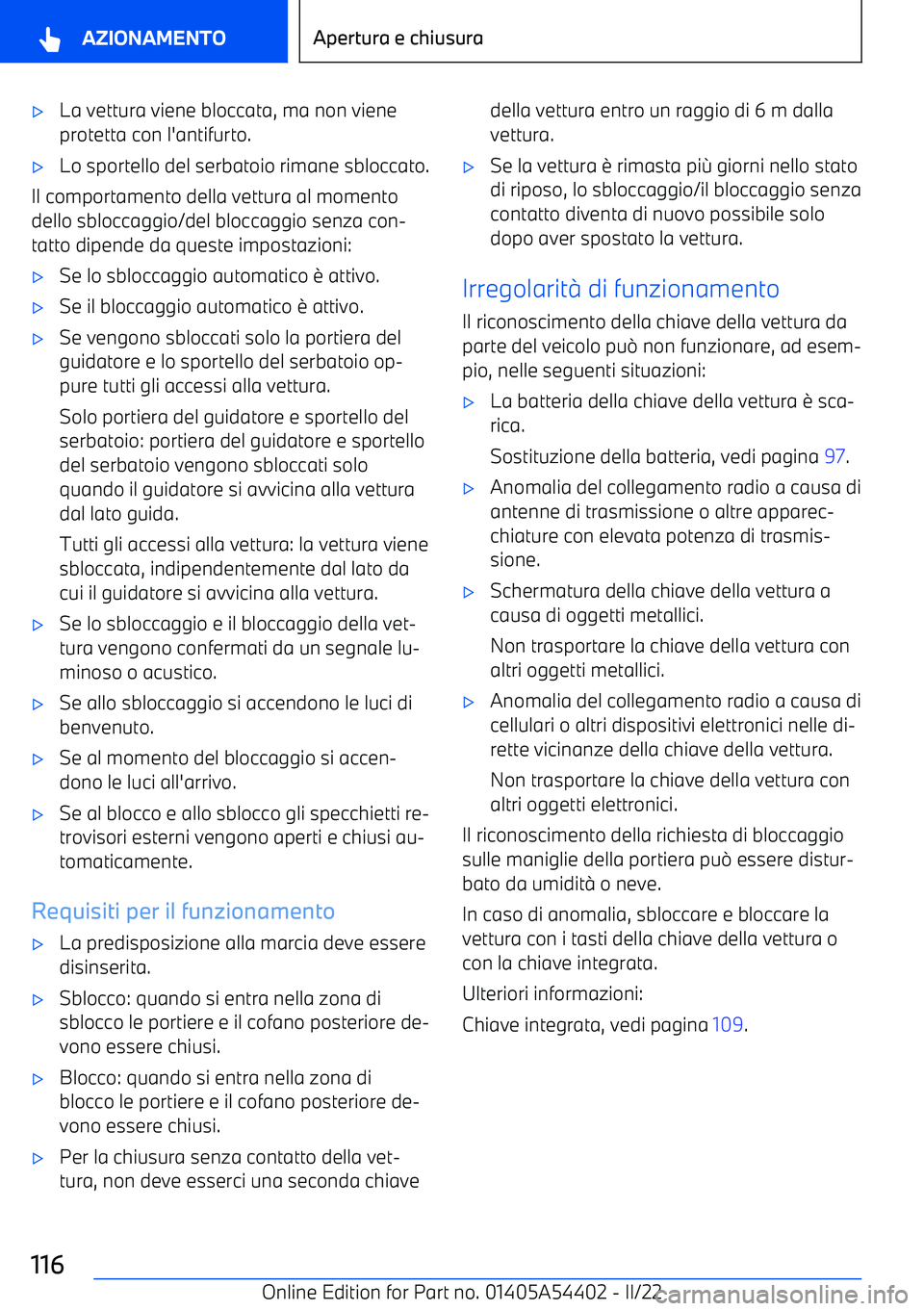 BMW X5 M 2022  Libretti Di Uso E manutenzione (in Italian) 