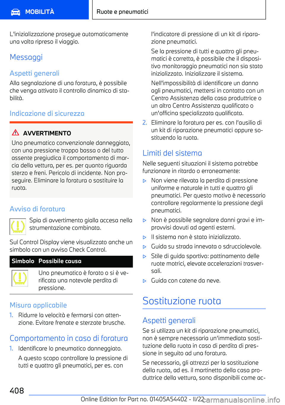 BMW X5 M 2022  Libretti Di Uso E manutenzione (in Italian) L
