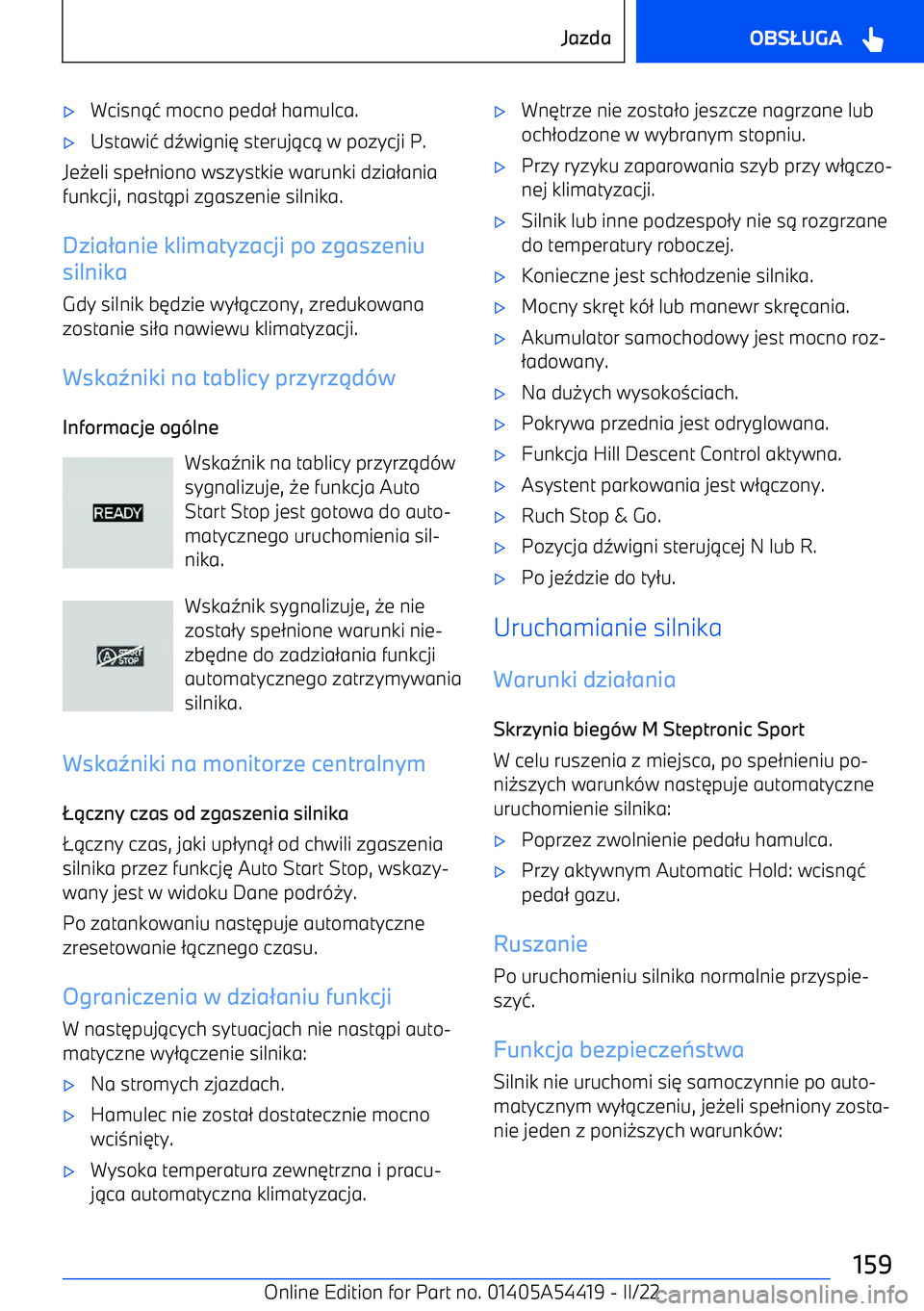 BMW X5 M 2022  Instrukcja obsługi (in Polish) 