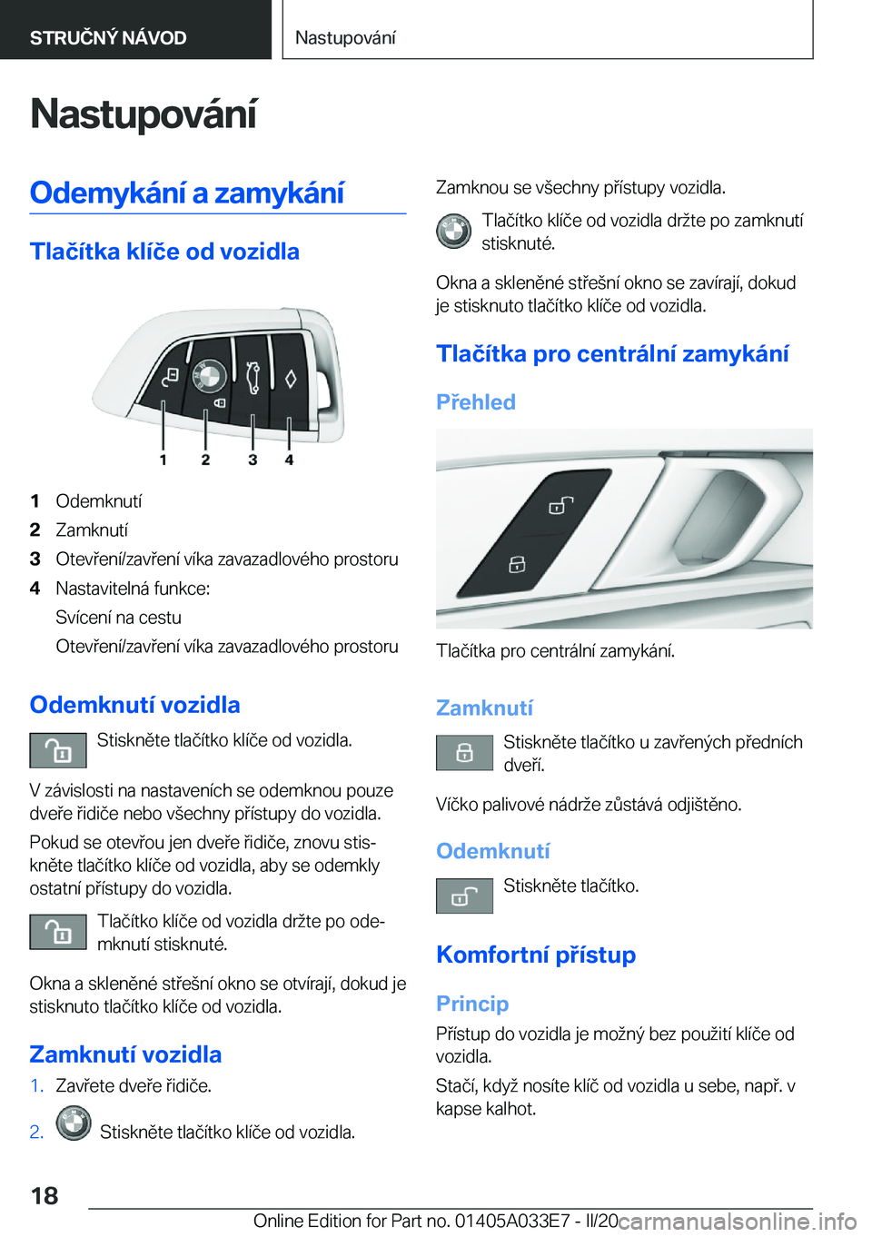 BMW X5 M 2020  Návod na použití (in Czech) �N�a�s�t�u�p�o�v�