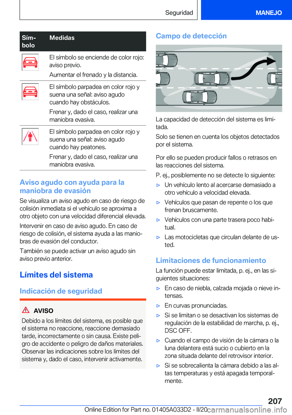 BMW X5 M 2020  Manuales de Empleo (in Spanish) �S�