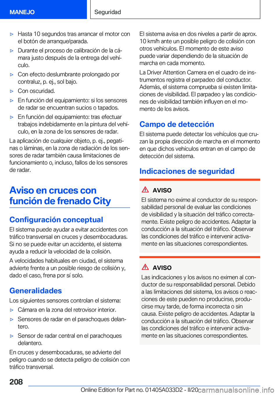 BMW X5 M 2020  Manuales de Empleo (in Spanish) 'x�H�a�s�t�a��1�0��s�e�g�u�n�d�o�s��t�r�a�s��a�r�r�a�n�c�a�r��e�l��m�o�t�o�r��c�o�n
�e�l��b�o�t�