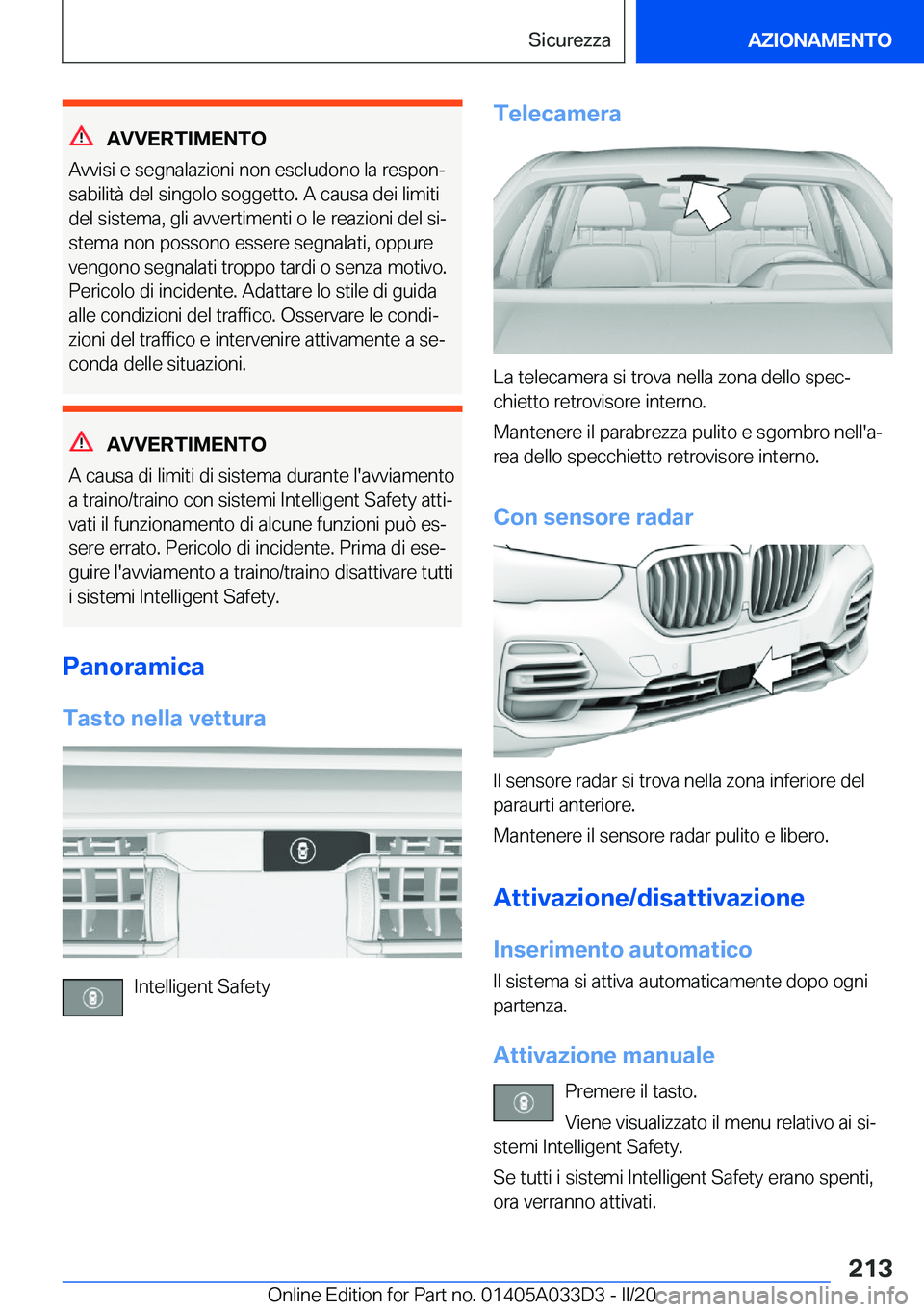 BMW X5 M 2020  Libretti Di Uso E manutenzione (in Italian) �A�V�V�E�R�T�I�M�E�N�T�O
�A�v�v�i�s�i��e��s�e�g�n�a�l�a�z�i�o�n�i��n�o�n��e�s�c�l�u�d�o�n�o��l�a��r�e�s�p�o�nª
�s�a�b�i�l�i�t�