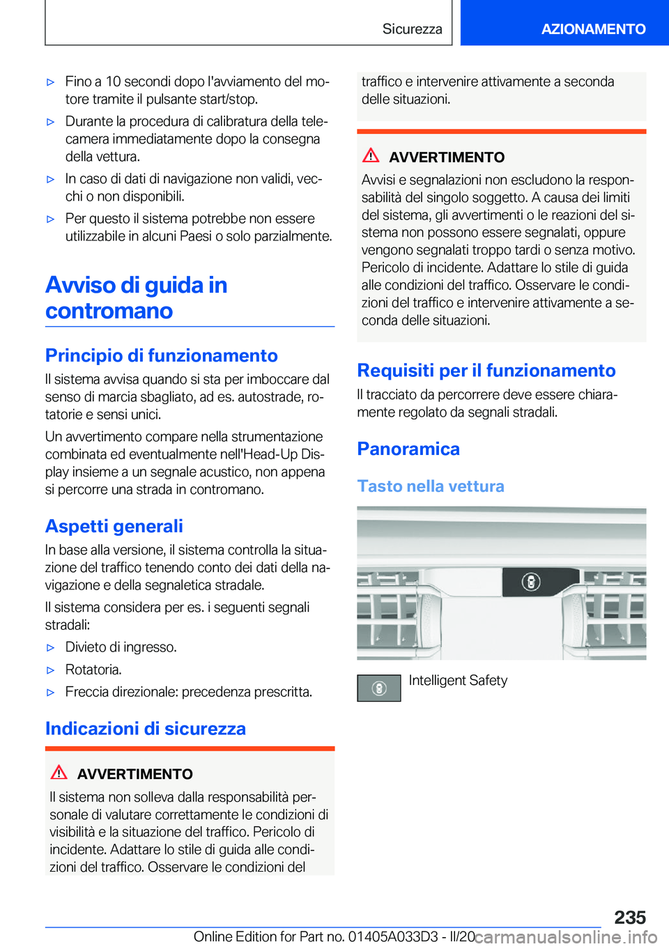 BMW X5 M 2020  Libretti Di Uso E manutenzione (in Italian) 'x�F�i�n�o��a��1�0��s�e�c�o�n�d�i��d�o�p�o��l�'�a�v�v�i�a�m�e�n�t�o��d�e�l��m�oª
�t�o�r�e��t�r�a�m�i�t�e��i�l��p�u�l�s�a�n�t�e��s�t�a�r�t�/�s�t�o�p�.'x�D�u�r�a�n�t�e��l�a��p