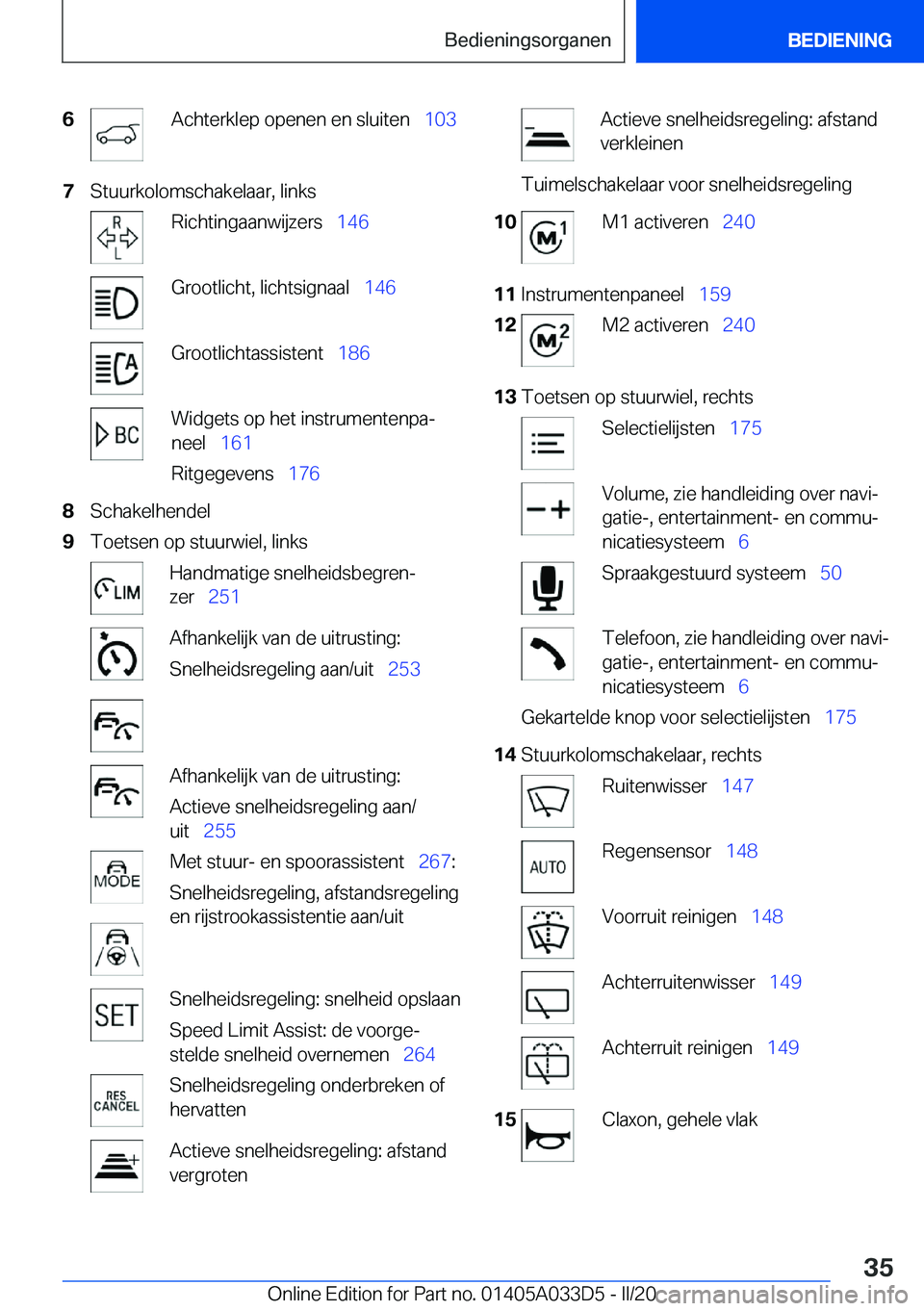 BMW X5 M 2020  Instructieboekjes (in Dutch) �6�A�c�h�t�e�r�k�l�e�p��o�p�e�n�e�n��e�n��s�l�u�i�t�e�n\_�1�0�3�7�S�t�u�u�r�k�o�l�o�m�s�c�h�a�k�e�l�a�a�r�,��l�i�n�k�s�R�i�c�h�t�i�n�g�a�a�n�w�i�j�z�e�r�s\_�1�4�6�G�r�o�o�t�l�i�c�h�t�,��l�i�c