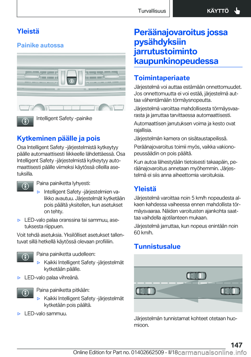 BMW X5 M 2018  Omistajan Käsikirja (in Finnish) �Y�l�e�i�s�t�