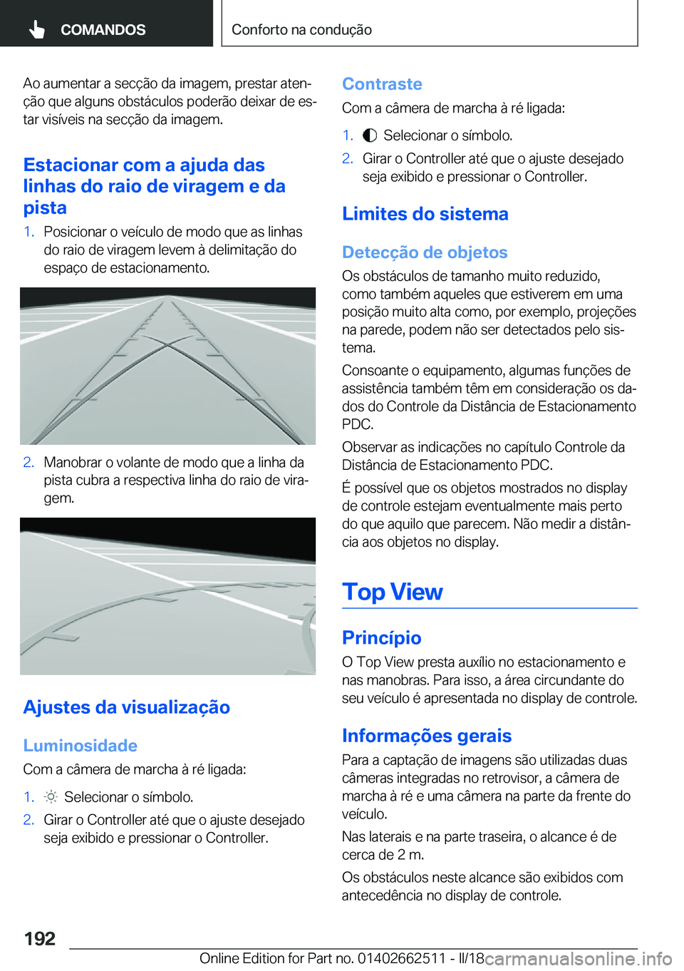 BMW X5 M 2018  Manual do condutor (in Portuguese) �A�o� �a�u�m�e�n�t�a�r� �a� �s�e�c�
