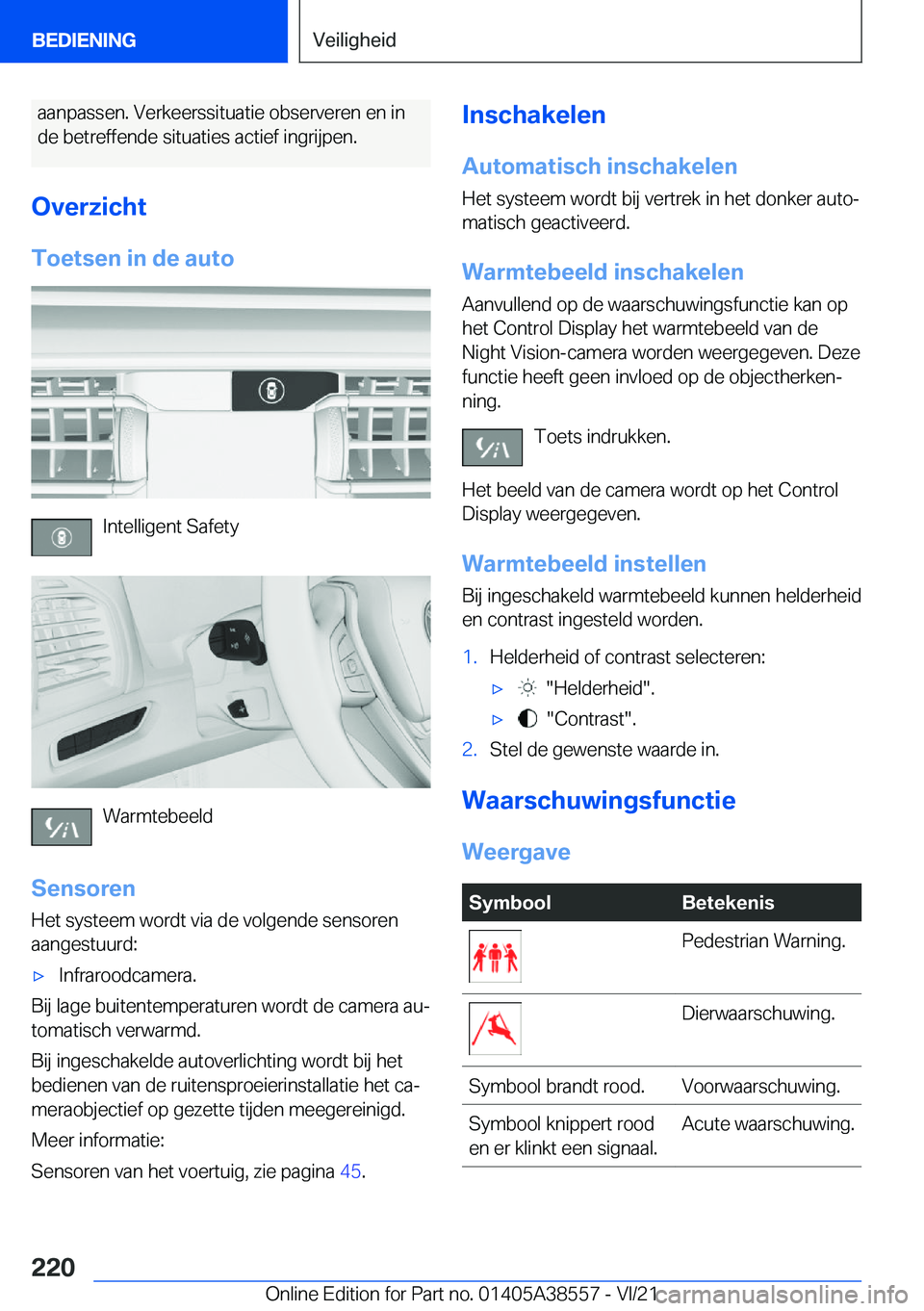 BMW X6 2022  Instructieboekjes (in Dutch) �a�a�n�p�a�s�s�e�n�.��V�e�r�k�e�e�r�s�s�i�t�u�a�t�i�e��o�b�s�e�r�v�e�r�e�n��e�n��i�n�d�e��b�e�t�r�e�f�f�e�n�d�e��s�i�t�u�a�t�i�e�s��a�c�t�i�e�f��i�n�g�r�i�j�p�e�n�.
�O�v�e�r�z�i�c�h�t �T�o�e�t