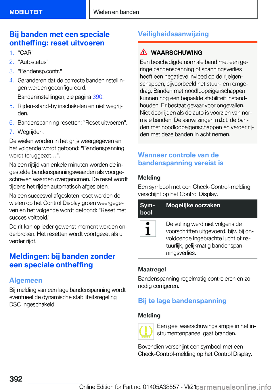 BMW X6 2022  Instructieboekjes (in Dutch) �B�i�j��b�a�n�d�e�n��m�e�t��e�e�n��s�p�e�c�i�a�l�e
�o�n�t�h�e�f�f�i�n�g�:��r�e�s�e�t��u�i�t�v�o�e�r�e�n�1�.��C�A�R��2�.��A�u�t�o�s�t�a�t�u�s��3�.��B�a�n�d�e�n�s�p�.�c�o�n�t�r�.��4�.�G�a�r�