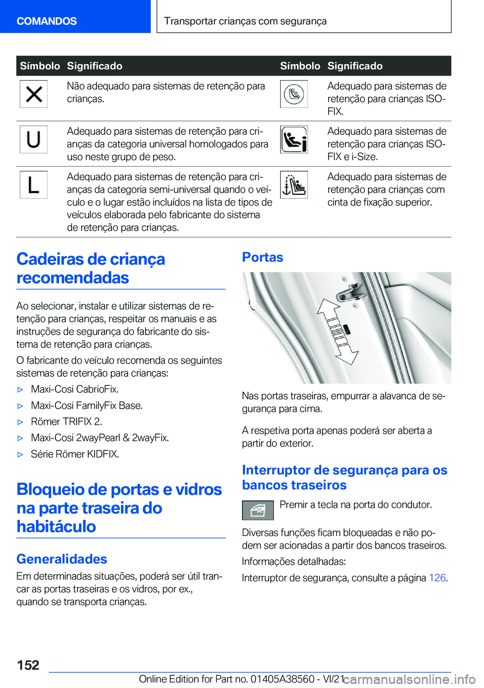 BMW X6 2022  Manual do condutor (in Portuguese) �S�