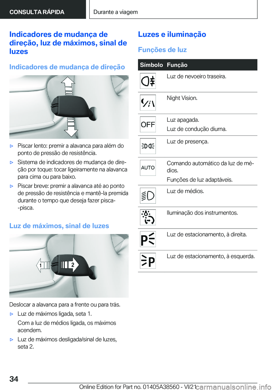 BMW X6 2022  Manual do condutor (in Portuguese) �I�n�d�i�c�a�d�o�r�e�s��d�e��m�u�d�a�n�