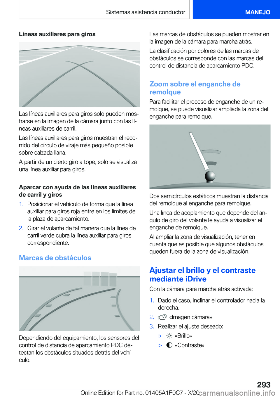 BMW X6 2021  Manuales de Empleo (in Spanish) �L�