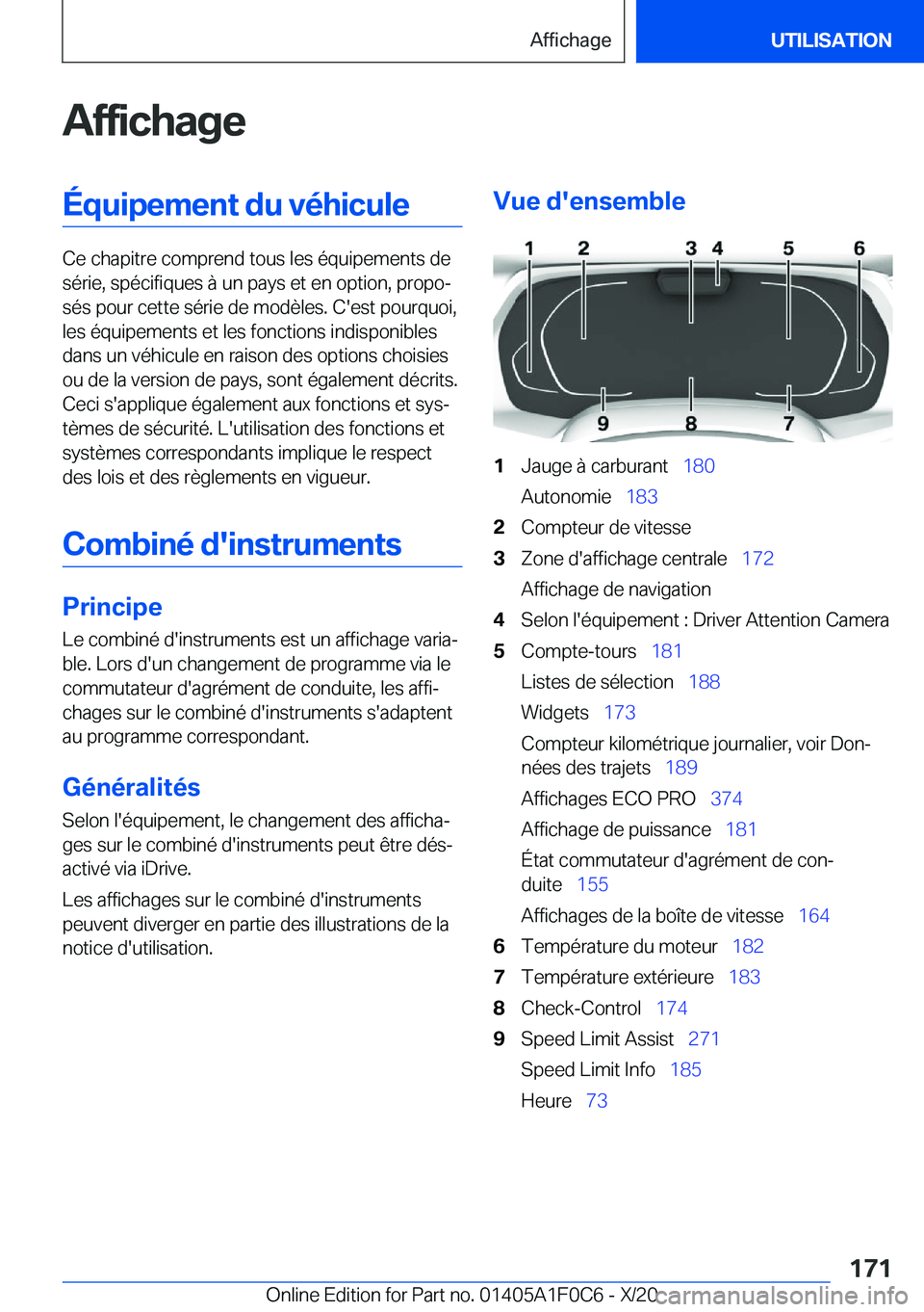 BMW X6 2021  Notices Demploi (in French) �A�f�f�i�c�h�a�g�e�