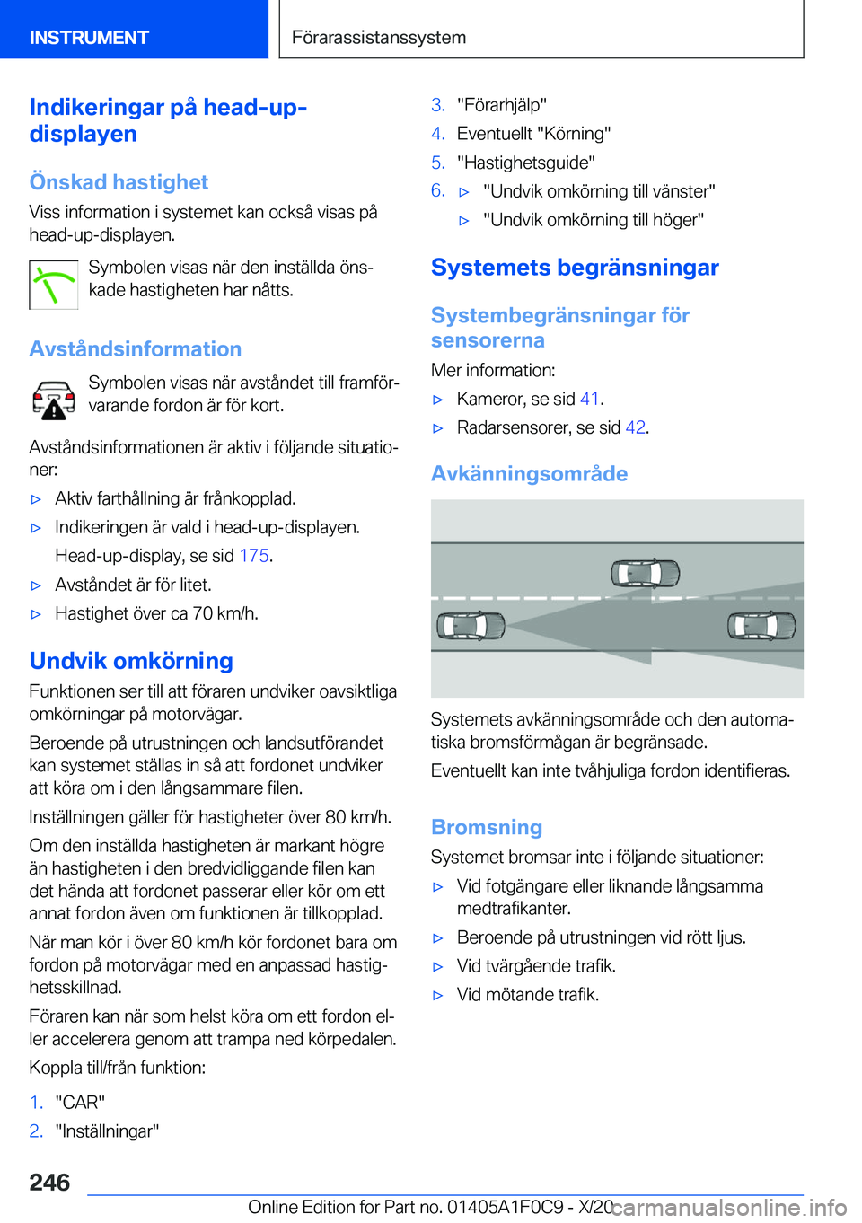 BMW X6 2021  InstruktionsbÖcker (in Swedish) �I�n�d�i�k�e�r�i�n�g�a�r��p�å��h�e�a�d�-�u�p�-
�d�i�s�p�l�a�y�e�n
�