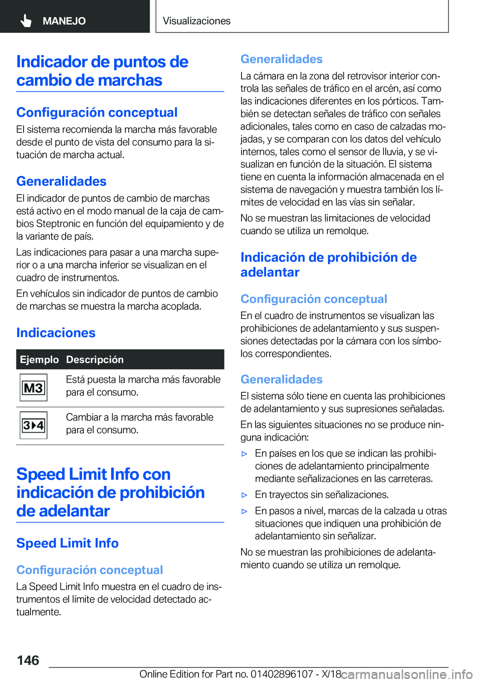 BMW X6 2019  Manuales de Empleo (in Spanish) �I�n�d�i�c�a�d�o�r��d�e��p�u�n�t�o�s��d�e�c�a�m�b�i�o��d�e��m�a�r�c�h�a�s
�C�o�n�f�i�g�u�r�a�c�i�