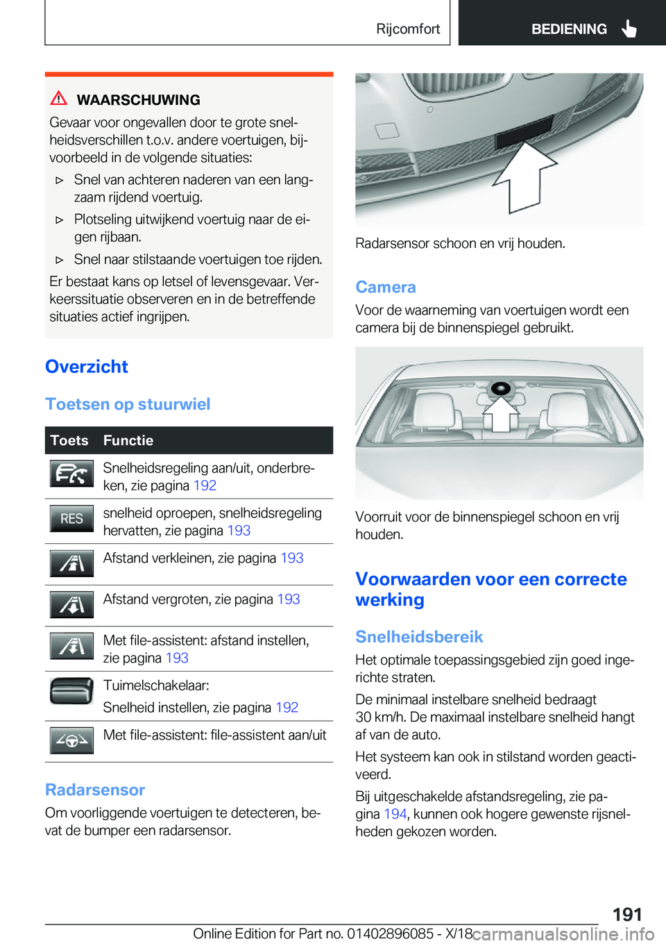 BMW X6 2019  Instructieboekjes (in Dutch) �W�A�A�R�S�C�H�U�W�I�N�G
�G�e�v�a�a�r��v�o�o�r��o�n�g�e�v�a�l�l�e�n��d�o�o�r��t�e��g�r�o�t�e��s�n�e�lj
�h�e�i�d�s�v�e�r�s�c�h�i�l�l�e�n��t�.�o�.�v�.��a�n�d�e�r�e��v�o�e�r�t�u�i�g�e�n�,��b�i