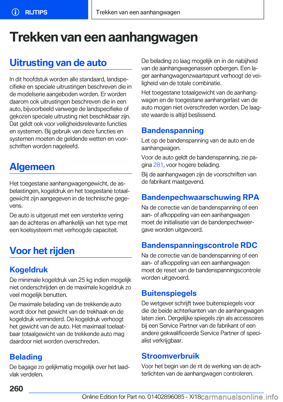 BMW X6 2019  Instructieboekjes (in Dutch) �T�r�e�k�k�e�n��v�a�n��e�e�n��a�a�n�h�a�n�g�w�a�g�e�n�U�i�t�r�u�s�t�i�n�g��v�a�n��d�e��a�u�t�o
�I�n��d�i�t��h�o�o�f�d�s�t�u�k��w�o�r�d�e�n��a�l�l�e��s�t�a�n�d�a�a�r�d�,��l�a�n�d�s�p�ej�c�