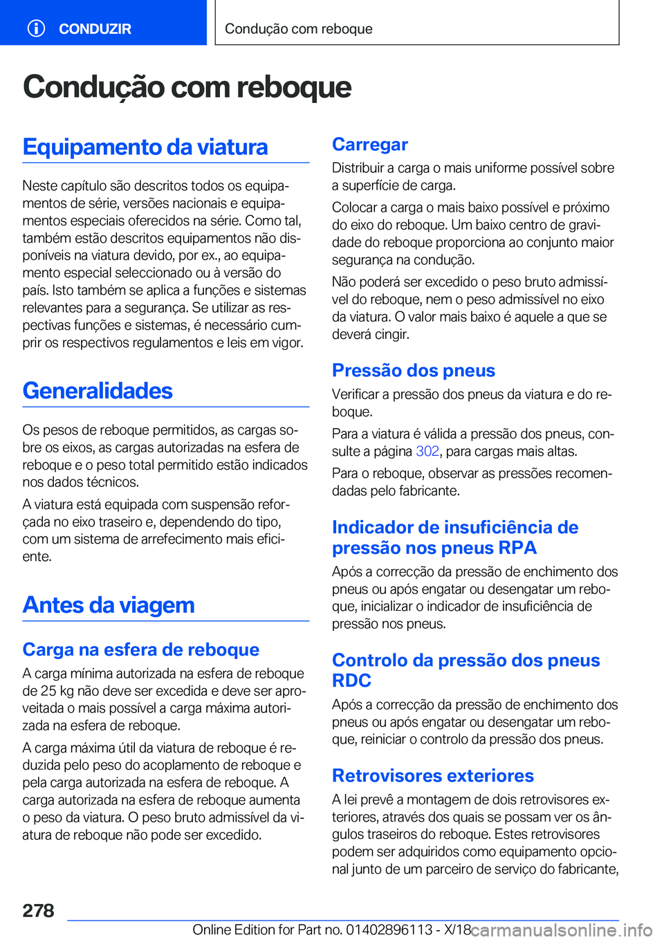 BMW X6 2019  Manual do condutor (in Portuguese) �C�o�n�d�u�