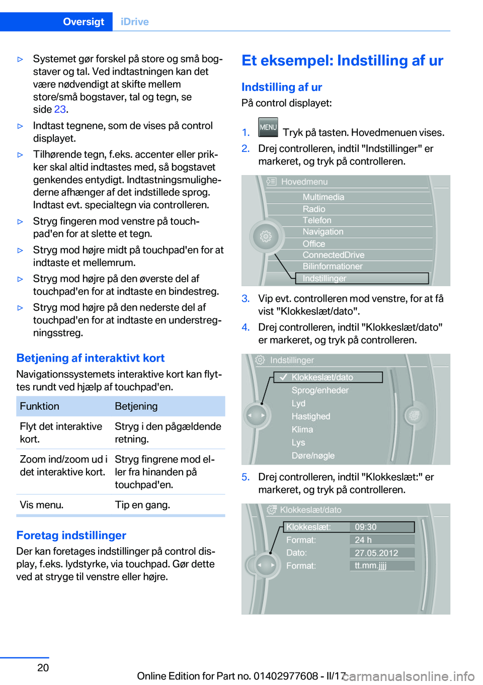 BMW X6 2017  InstruktionsbØger (in Danish) 'y�S�y�s�t�e�m�e�t� �g�