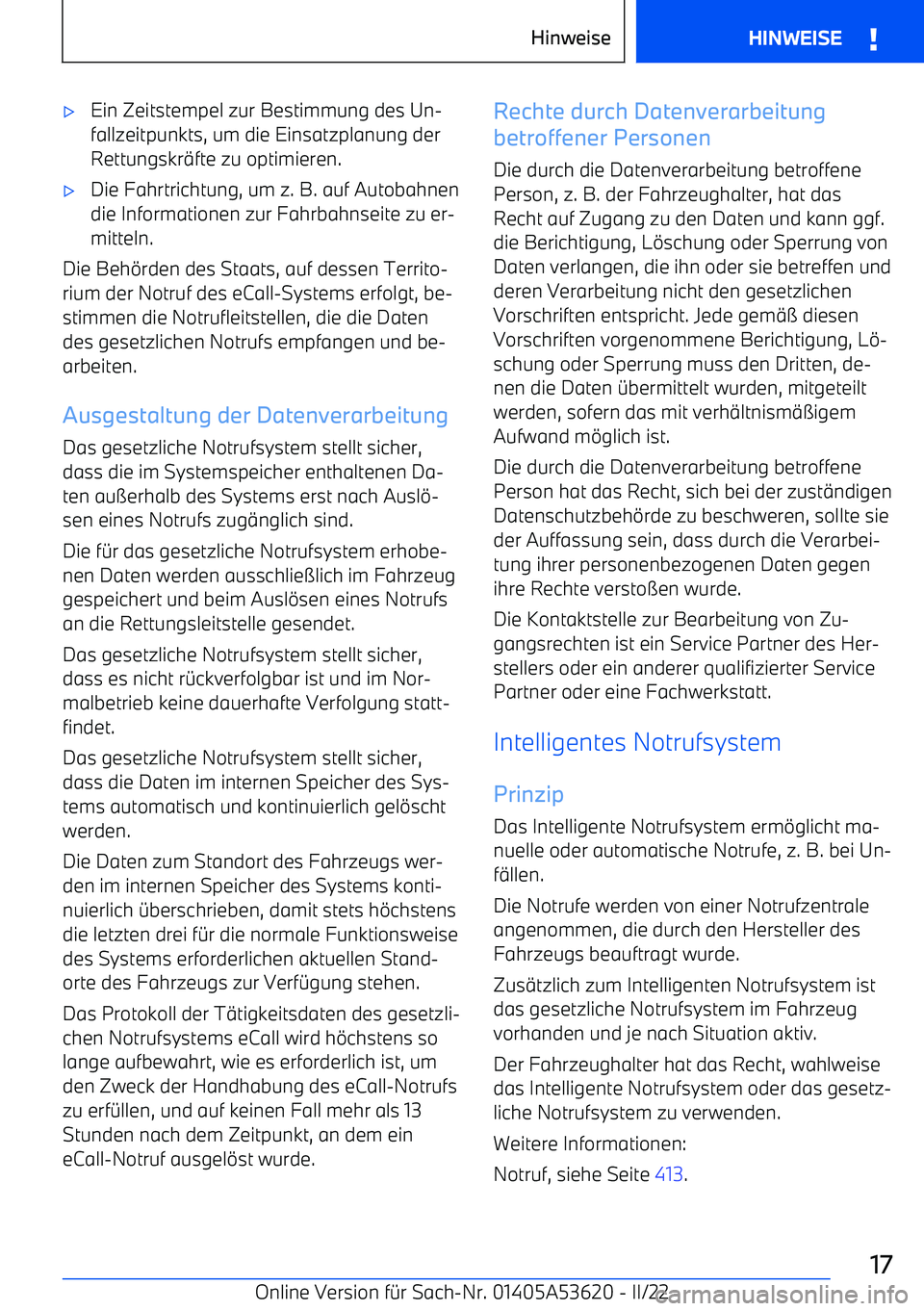 BMW X6 M 2022  Betriebsanleitungen (in German) 