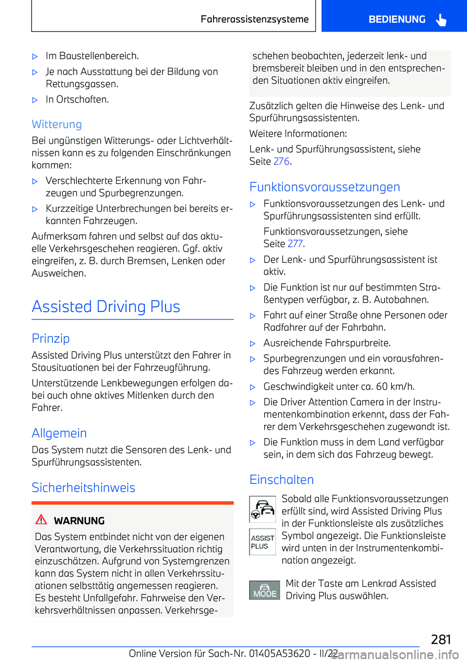 BMW X6 M 2022  Betriebsanleitungen (in German) 
