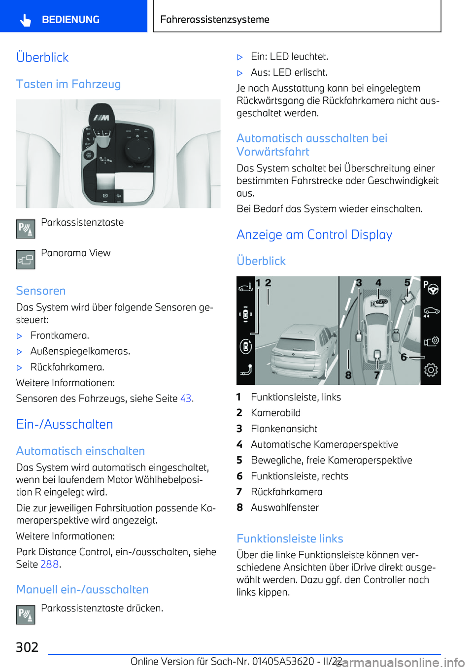 BMW X6 M 2022  Betriebsanleitungen (in German) 