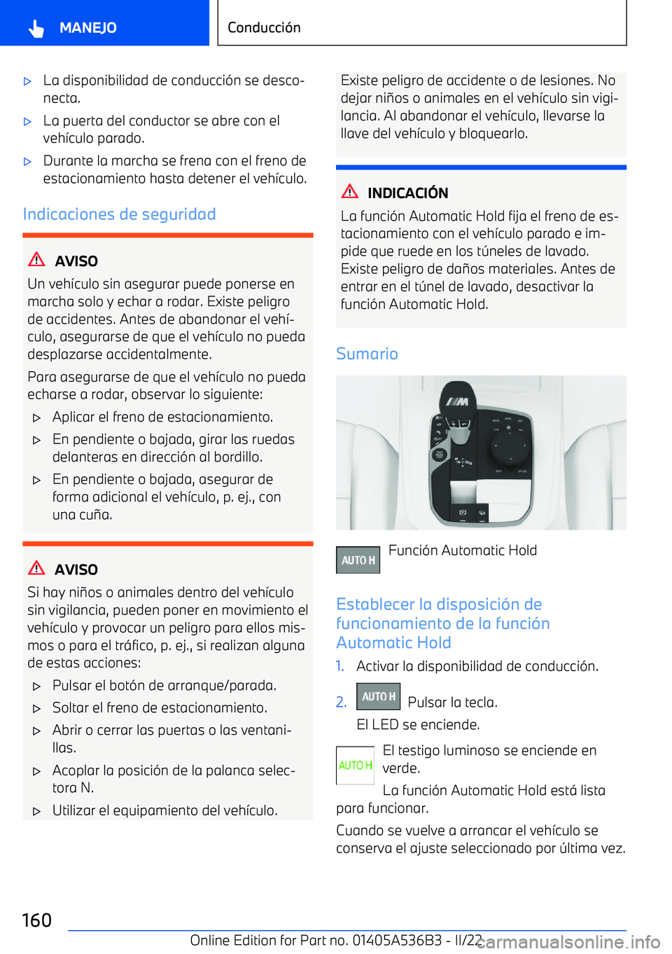BMW X6 M 2022  Manuales de Empleo (in Spanish) 