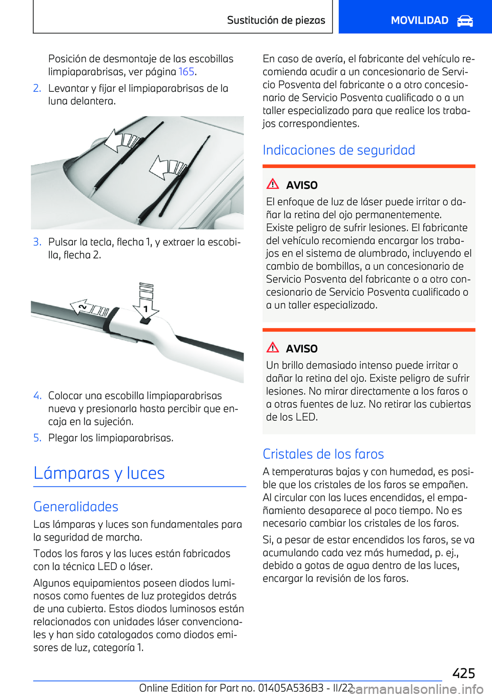 BMW X6 M 2022  Manuales de Empleo (in Spanish) Posici