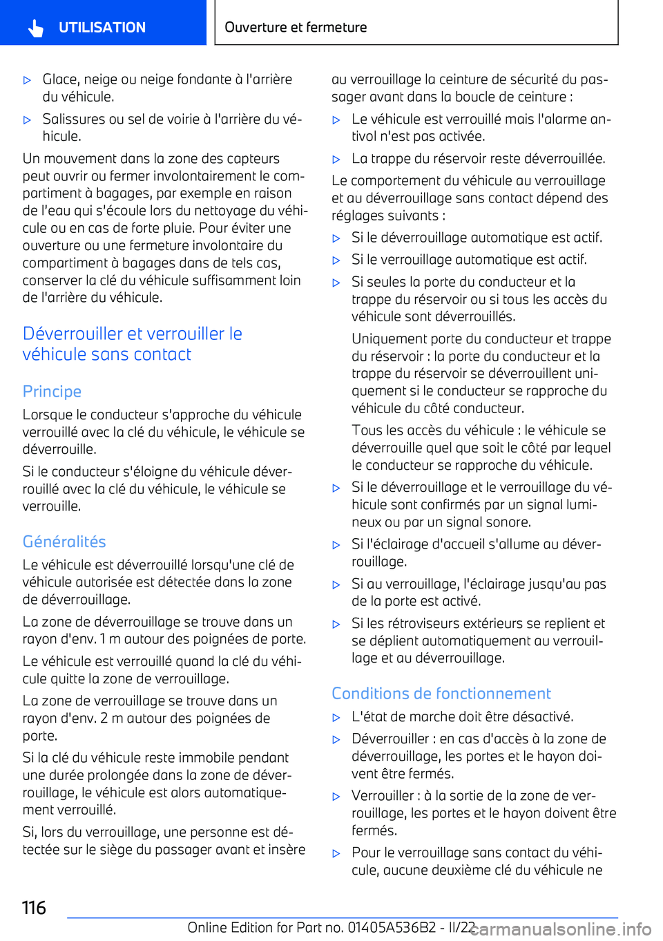 BMW X6 M 2022  Notices Demploi (in French) 