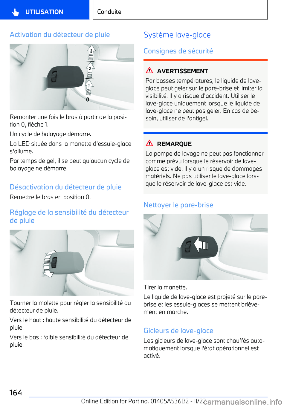 BMW X6 M 2022  Notices Demploi (in French) Activation du d