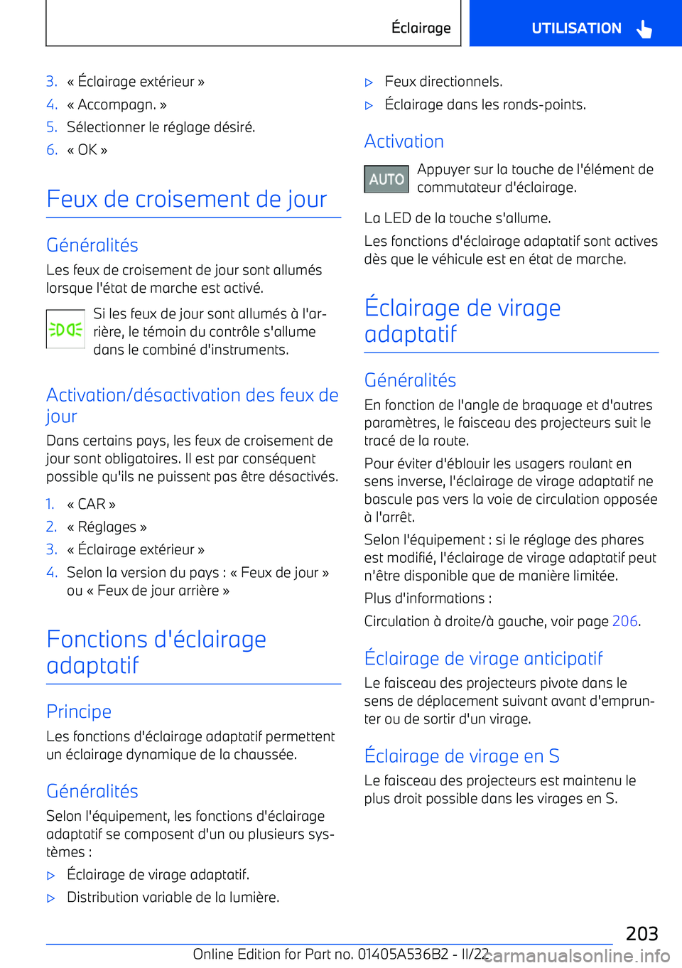 BMW X6 M 2022  Notices Demploi (in French) 3.