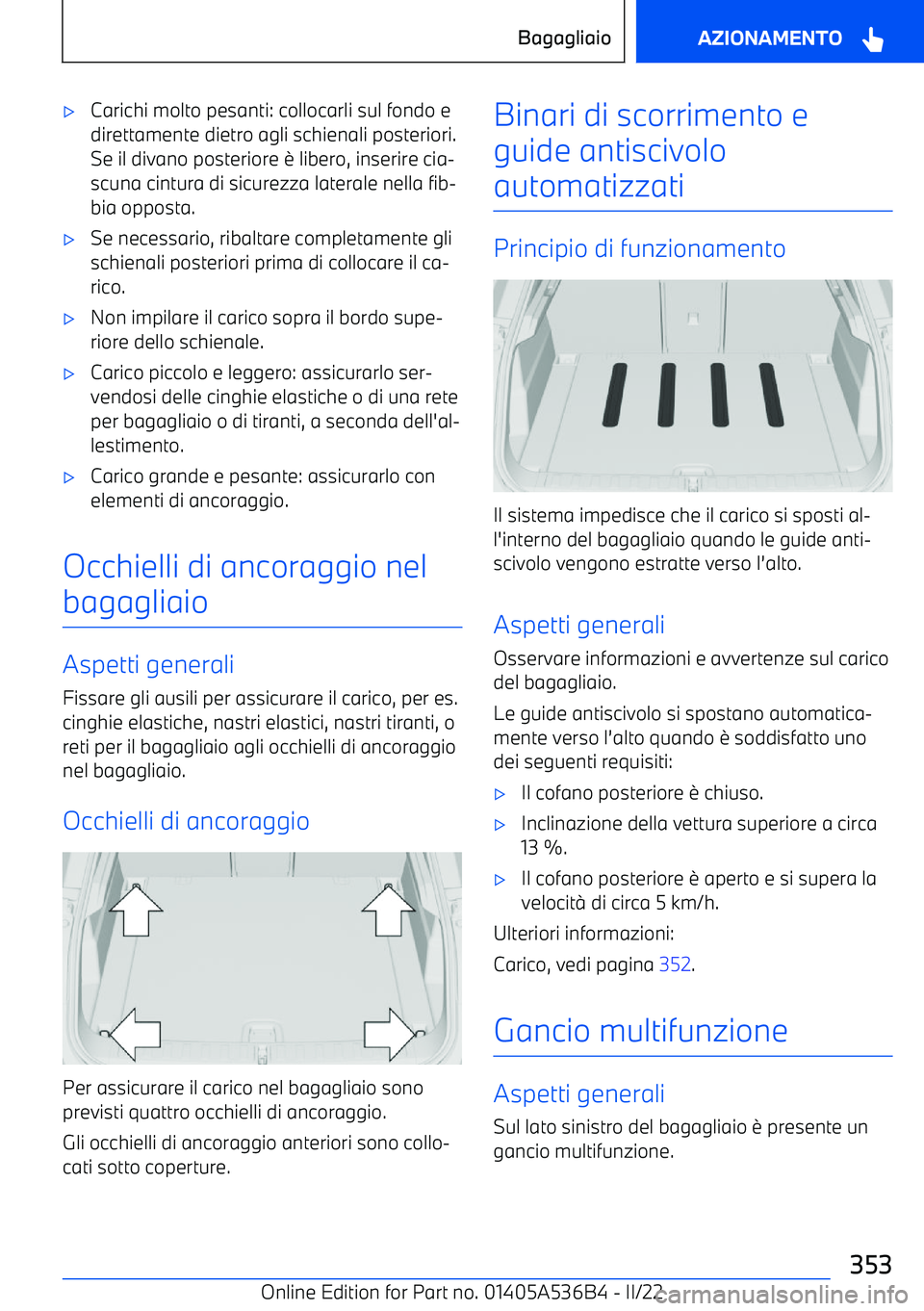 BMW X6 M 2022  Libretti Di Uso E manutenzione (in Italian) 