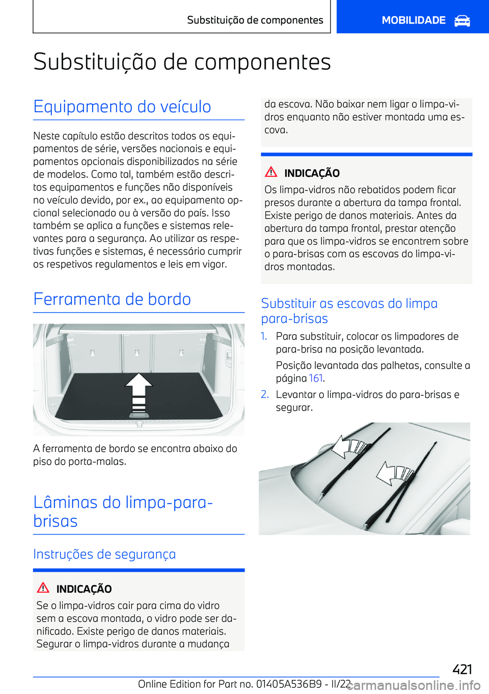 BMW X6 M 2022  Manual do condutor (in Portuguese) Substitui