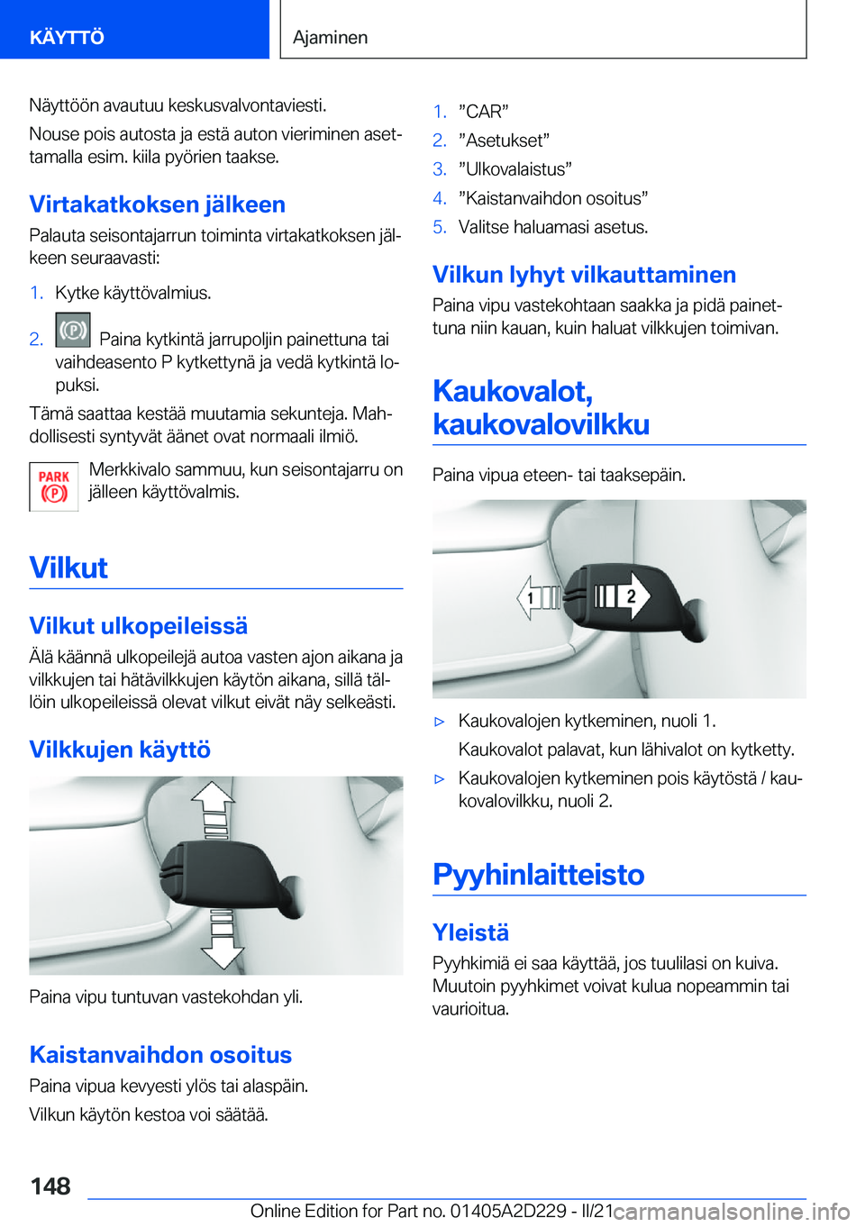 BMW X6 M 2021  Omistajan Käsikirja (in Finnish) �N�