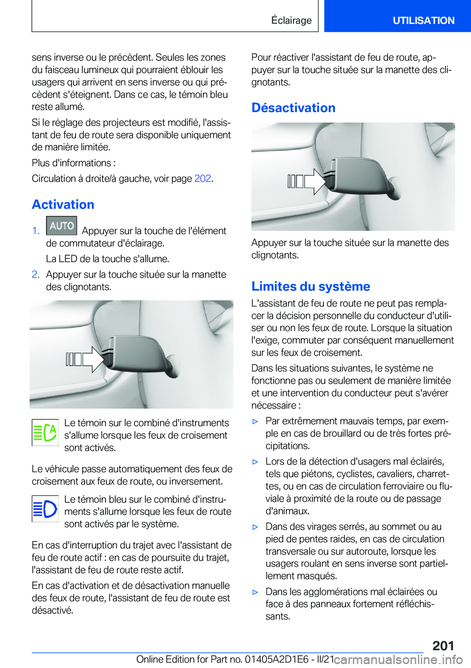 BMW X6 M 2021  Notices Demploi (in French) �s�e�n�s��i�n�v�e�r�s�e��o�u��l�e��p�r�é�c�è�d�e�n�t�.��S�e�u�l�e�s��l�e�s��z�o�n�e�s
�d�u��f�a�i�s�c�e�a�u��l�u�m�i�n�e�u�x��q�u�i��p�o�u�r�r�a�i�e�n�t��é�b�l�o�u�i�r��l�e�s
�u�s�a�g�