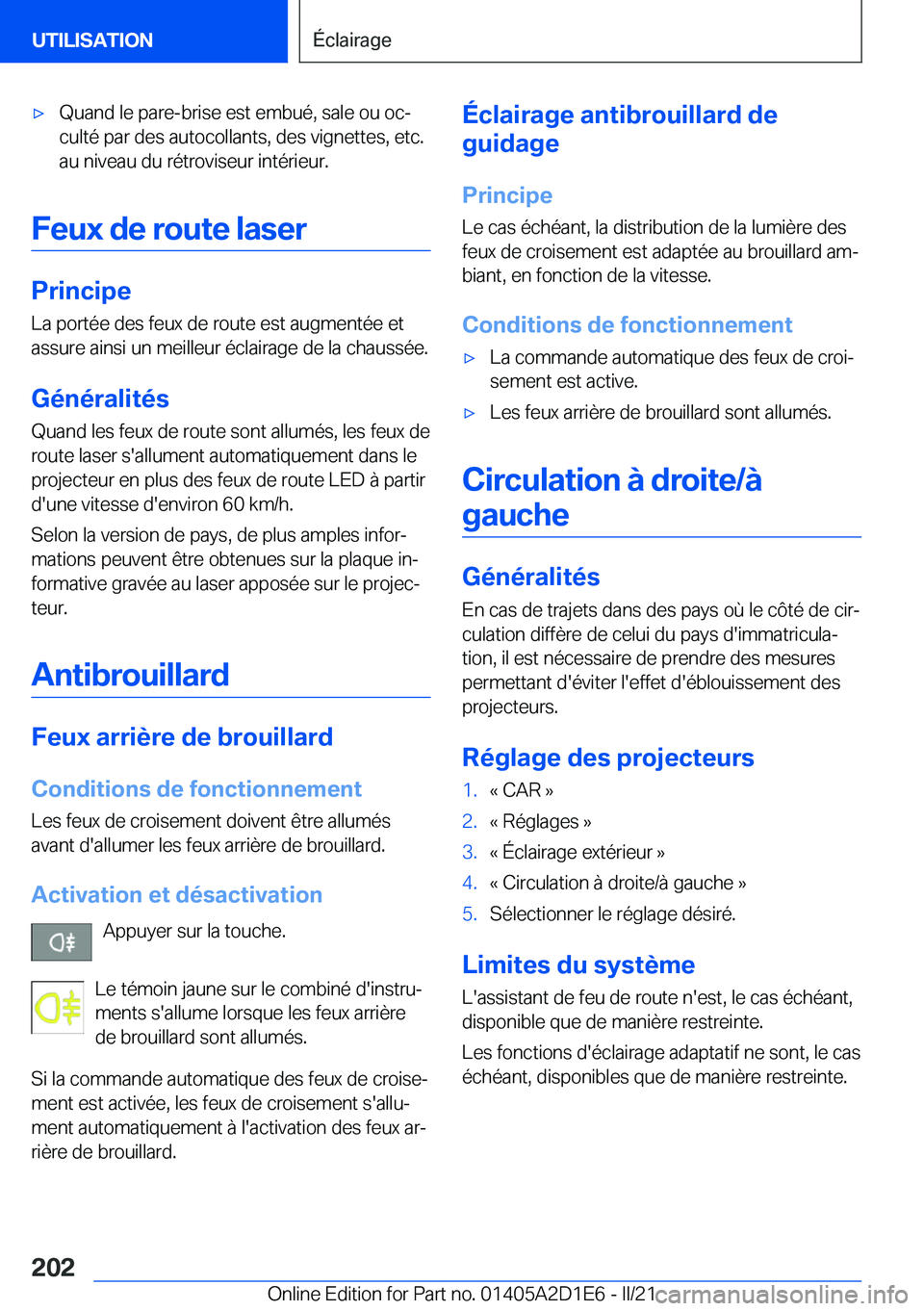 BMW X6 M 2021  Notices Demploi (in French) 'x�Q�u�a�n�d��l�e��p�a�r�e�-�b�r�i�s�e��e�s�t��e�m�b�u�é�,��s�a�l�e��o�u��o�cj�c�u�l�t�é��p�a�r��d�e�s��a�u�t�o�c�o�l�l�a�n�t�s�,��d�e�s��v�i�g�n�e�t�t�e�s�,��e�t�c�.
�a�u��n�i�v�
