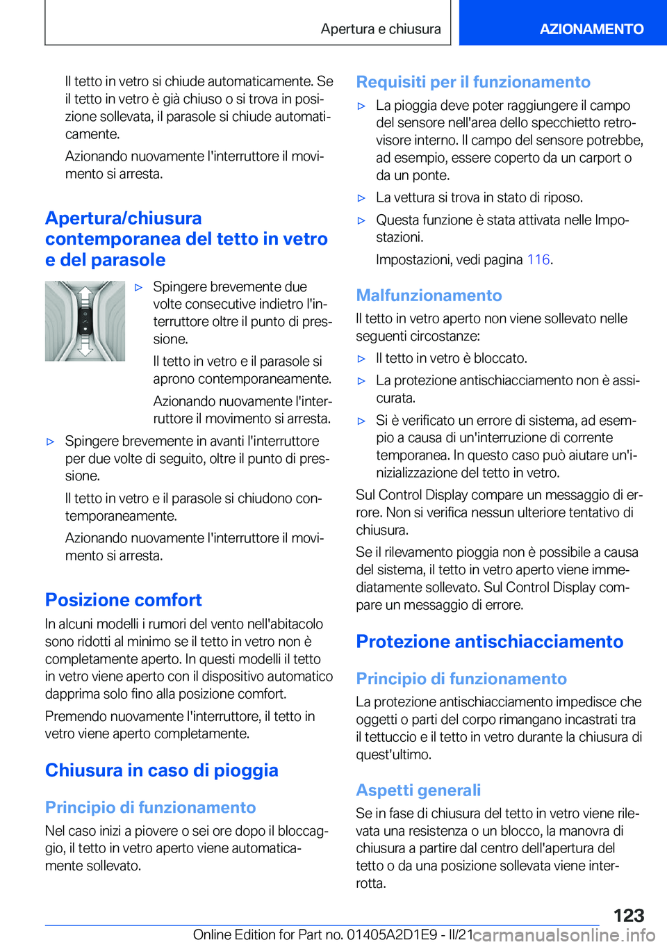 BMW X6 M 2021  Libretti Di Uso E manutenzione (in Italian) �I�l��t�e�t�t�o��i�n��v�e�t�r�o��s�i��c�h�i�u�d�e��a�u�t�o�m�a�t�i�c�a�m�e�n�t�e�.��S�e�i�l��t�e�t�t�o��i�n��v�e�t�r�o��è��g�i�