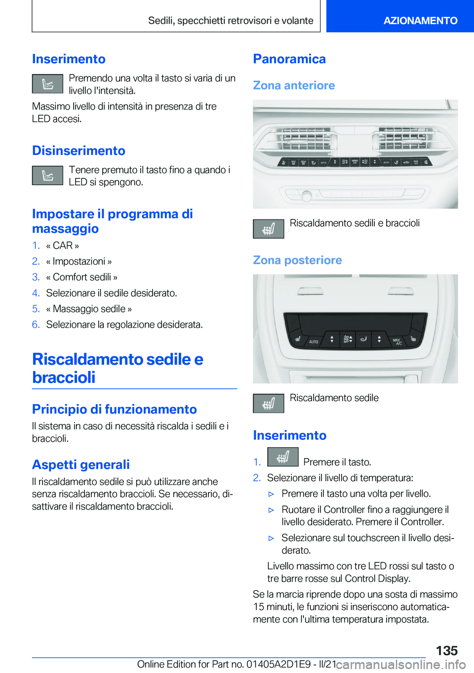 BMW X6 M 2021  Libretti Di Uso E manutenzione (in Italian) �I�n�s�e�r�i�m�e�n�t�o�P�r�e�m�e�n�d�o��u�n�a��v�o�l�t�a��i�l��t�a�s�t�o��s�i��v�a�r�i�a��d�i��u�n
�l�i�v�e�l�l�o��l�'�i�n�t�e�n�s�i�t�