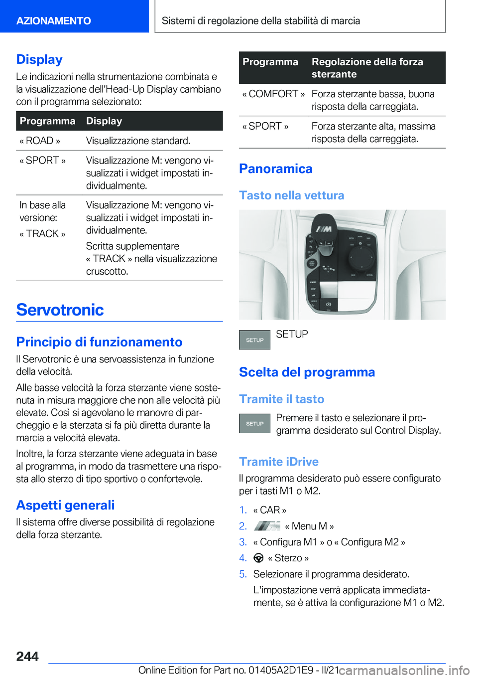 BMW X6 M 2021  Libretti Di Uso E manutenzione (in Italian) �D�i�s�p�l�a�y�L�e��i�n�d�i�c�a�z�i�o�n�i��n�e�l�l�a��s�t�r�u�m�e�n�t�a�z�i�o�n�e��c�o�m�b�i�n�a�t�a��e
�l�a��v�i�s�u�a�l�i�z�z�a�z�i�o�n�e��d�e�l�l�'�H�e�a�d�-�U�p��D�i�s�p�l�a�y��c�a�m�