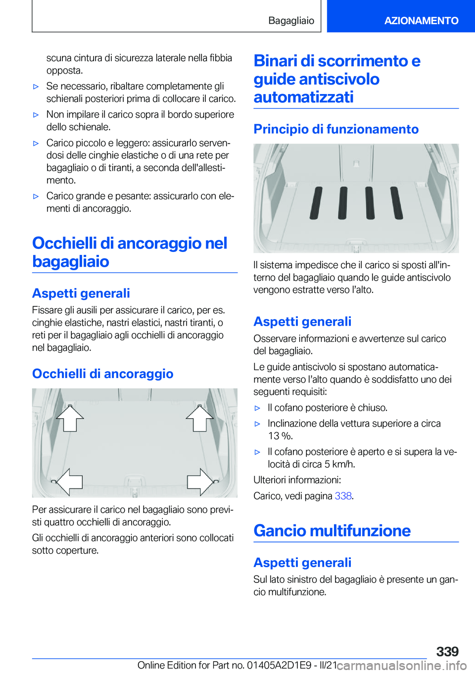 BMW X6 M 2021  Libretti Di Uso E manutenzione (in Italian) �s�c�u�n�a��c�i�n�t�u�r�a��d�i��s�i�c�u�r�e�z�z�a��l�a�t�e�r�a�l�e��n�e�l�l�a��f�i�b�b�i�a�o�p�p�o�s�t�a�.'x�S�e��n�e�c�e�s�s�a�r�i�o�,��r�i�b�a�l�t�a�r�e��c�o�m�p�l�e�t�a�m�e�n�t�e��g�l