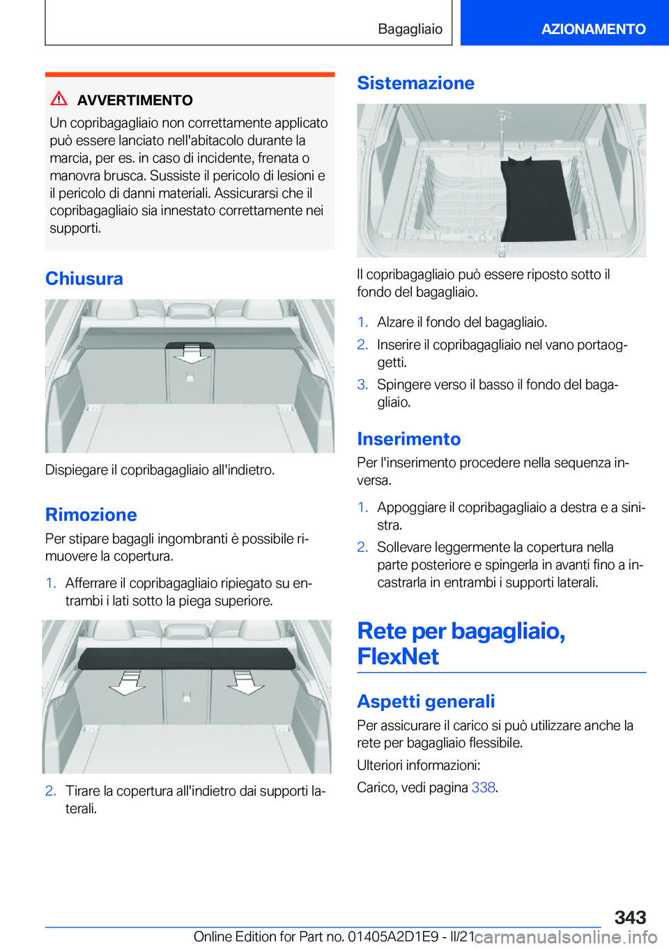BMW X6 M 2021  Libretti Di Uso E manutenzione (in Italian) �A�V�V�E�R�T�I�M�E�N�T�O
�U�n��c�o�p�r�i�b�a�g�a�g�l�i�a�i�o��n�o�n��c�o�r�r�e�t�t�a�m�e�n�t�e��a�p�p�l�i�c�a�t�o
�p�u�