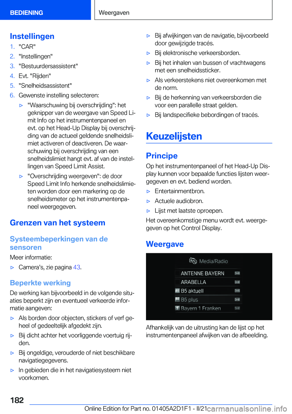 BMW X6 M 2021  Instructieboekjes (in Dutch) �I�n�s�t�e�l�l�i�n�g�e�n�1�.��C�A�R��2�.��I�n�s�t�e�l�l�i�n�g�e�n��3�.��B�e�s�t�u�u�r�d�e�r�s�a�s�s�i�s�t�e�n�t��4�.�E�v�t�.���R�i�j�d�e�n��5�.��S�n�e�l�h�e�i�d�s�a�s�s�i�s�t�e�n�t��6�.�G�e