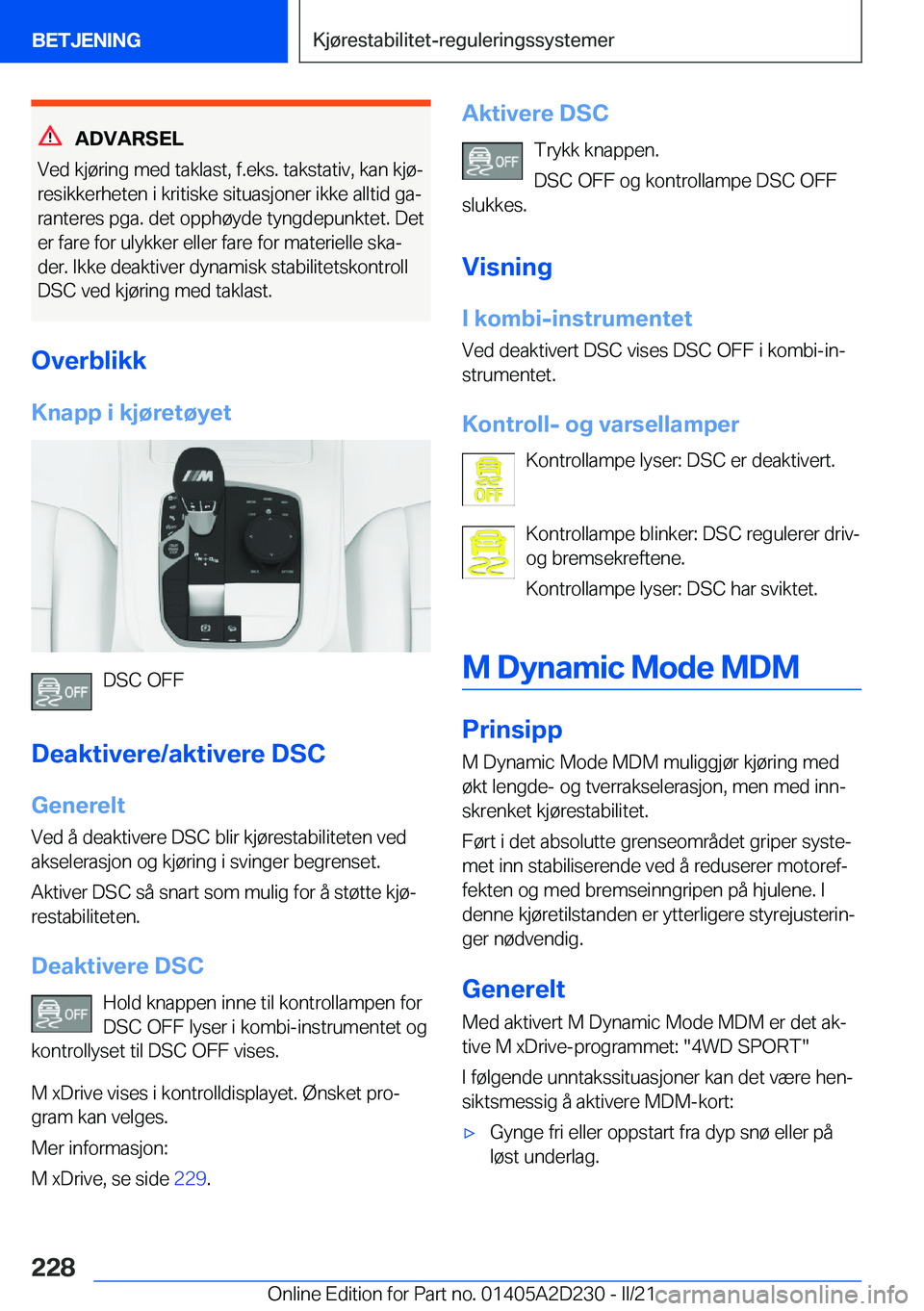 BMW X6 M 2021  InstruksjonsbØker (in Norwegian) �A�D�V�A�R�S�E�L
�V�e�d��k�j�