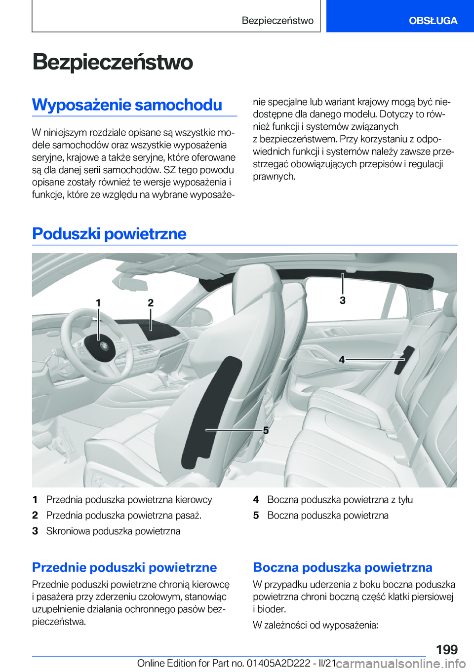 BMW X6 M 2021  Instrukcja obsługi (in Polish) �B�e�z�p�i�e�c�z�e�